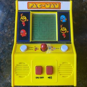 Vintage Pacman - Handheld Arcade Game - Yellow